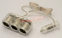 Accesorii GSM - Alte produse: Adaptor triplu bricheta masina