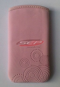 Accesorii GSM - Huse: Husa tip toc imitatie piele intoarsa model cerculete