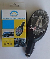 Accesorii GSM - Alte produse: Incarcator universal auto pentru baterii