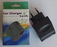 Accesorii GSM - Alte produse: Adaptor priza-bricheta masina 220V-12V