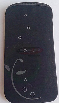 Accesorii GSM - Huse: Husa tip toc imitatie piele intoarsa model picaturi