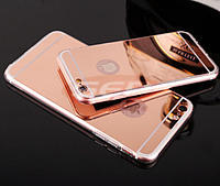 Accesorii GSM - Toc Jelly Case Mirror: Toc Jelly Case Mirror Samsung Galaxy S6 Edge Plus ROSE GOLD