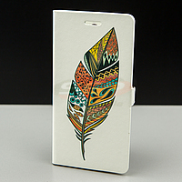 Toc FlipCover Stand Magnet Design Feather Huawei Y5 II