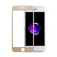 Geam protectie display sticla 4D Apple iPhone 7 Plus GOLD