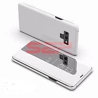 Accesorii GSM - Book Cover: Toc Clear View Mirror Apple iPhone X / XS Silver