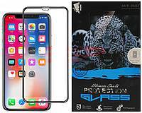 Accesorii GSM - Folie protectie display sticla 6D: Geam protectie display sticla 6D FULL GLUE Apple iPhone 11 Pro Max BLACK