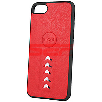 Accesorii GSM - Leather Back Cover: Toc TPU Leather Arrow Huawei P Smart Z Red