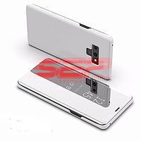 Accesorii GSM - Book Cover: Toc Clear View Mirror Samsung Galaxy A30s Silver
