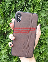 Accesorii GSM - bodhi: Toc TPU Leather bodhi. Apple iPhone 11 Pro Max Brown