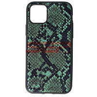 Toc TPU Leather Snake Apple iPhone 11 Pro Green