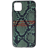 Accesorii GSM - Toc TPU Leather Snake: Toc TPU Leather Snake Apple iPhone 11 Pro Max Green