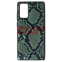Accesorii GSM - Leather Back Cover: Toc TPU Leather Snake Samsung Galaxy Note 20 Green