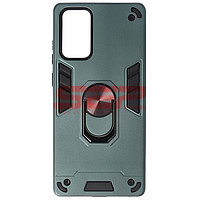 Accesorii GSM - Toc TPU+PC Armor Ring Case: Toc TPU+PC Armor Ring Case Samsung Galaxy Note 20 Midnight Green