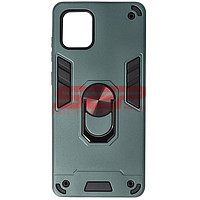 Accesorii GSM - Toc TPU+PC Armor Ring Case: Toc TPU+PC Armor Ring Case Samsung Galaxy Note 10 Lite Midnight Green