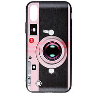Accesorii GSM - LICHIDARE DE STOC: Toc Vintage Camera Samsung Galaxy A6+ (2018) Pink