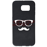 Toc TPU Plush Glasses & Moustache Samsung Galaxy S6