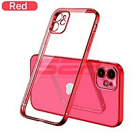PROMOTIE Accesorii GSM: Toc TPU Plating Frame Apple iPhone 13 mini Red