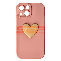 Toc silicon 3D Cartoon Apple iPhone 13 Mini Pink Heart