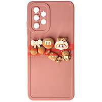 Accesorii GSM - TPU Back Cover: Toc silicon 3D Cartoon Samsung Galaxy A32 4G Pink Candy