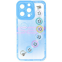 Toc TPU Smiley Chain Apple iPhone 13 Pro Blue