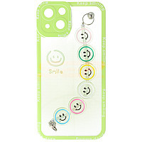 PROMOTIE Accesorii GSM: Toc TPU Smiley Chain Apple iPhone 13 Green
