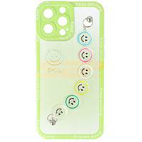 PROMOTIE Accesorii GSM: Toc TPU Smiley Chain Apple iPhone 13 Pro Max Green