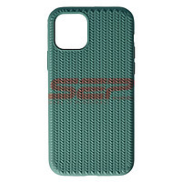 Toc silicon Woven Texture Apple iPhone 11 Pro Midnight Green