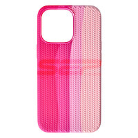 Accesorii GSM - Toc silicon Woven Texture: Toc silicon Woven Texture Apple iPhone 13 Pro Lollipop