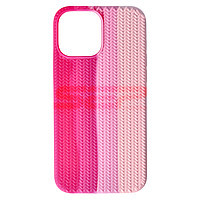 Accesorii GSM - Toc silicon Woven Texture: Toc silicon Woven Texture Apple iPhone 13 Pro Max Lollipop
