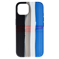 Accesorii GSM - Toc silicon Woven Texture: Toc silicon Woven Texture Apple iPhone 13 Storm