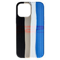 Accesorii GSM - Toc silicon Woven Texture: Toc silicon Woven Texture Apple iPhone 13 Pro Max Storm