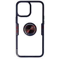 Toc TPU+PC Carbon Ring Case Apple iPhone 12 Pro Max Blue