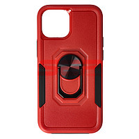 Toc TPU+PC Shockproof Ring Case Apple iPhone 13 mini Red Black