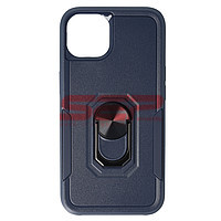 Toc TPU+PC Shockproof Ring Case Apple iPhone 13 Blue