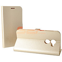Accesorii GSM - Book Cover: Toc FlipCover Stand Magnet Vodafone Smart N8 GOLD