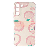 Accesorii GSM - Leather Back Cover: Toc TPU Leather Frosted Samsung Galaxy S22 Plus Peach