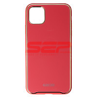 Accesorii GSM - PC Back Cover: Toc TPU & Glass Luxury Apple iPhone 11 Pro Max Red