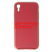 Accesorii GSM - PC Back Cover: Toc TPU & Glass Luxury Apple iPhone XR Red