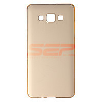 Accesorii GSM - Bumper metalic: Bumper Aluminiu Suede Samsung Galaxy A5 GOLD