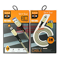 Cablu date USB 3 metri Micro-USB 2400mah