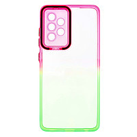 PROMOTIE Accesorii GSM: Toc TPU+PC Gradient Frame Samsung Galaxy A52s 5G Pink-Green