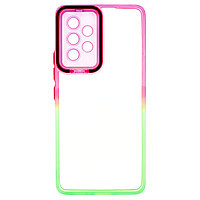PROMOTIE Accesorii GSM: Toc TPU+PC Gradient Frame Samsung Galaxy A53 5G Pink-Green