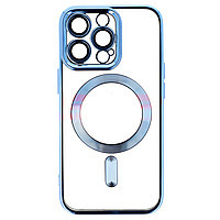 Toc TPU Plating Frame Magnetic Magsafe Apple iPhone 13 Pro Sierra Blue