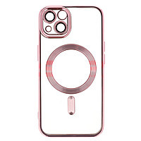 Toc TPU Plating Frame Magnetic Magsafe Apple iPhone 13 Pink