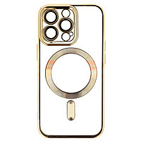 Toc TPU Plating Frame Magnetic Magsafe Apple iPhone 13 Pro Gold