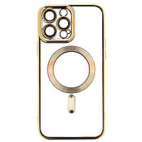 Accesorii GSM - Toc TPU Plating Frame Magnetic Magsafe: Toc TPU Plating Frame Magnetic Magsafe Apple iPhone 13 Pro Max Gold