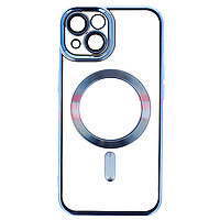 Toc TPU Plating Frame Magnetic Magsafe Apple iPhone 14 Blue