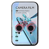 Protectie sticla camera foto Diamonds Metal Apple iPhone 14 Plus Purple