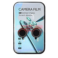 Accesorii GSM - Protectie sticla camera foto: Protectie sticla camera foto Diamonds Metal Apple iPhone 14 Plus Black