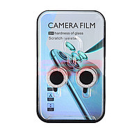 Accesorii GSM - Protectie sticla camera foto: Protectie sticla camera foto Diamonds Metal Apple iPhone 14 Silver